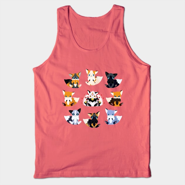 A the foxes Tank Top by Kirion